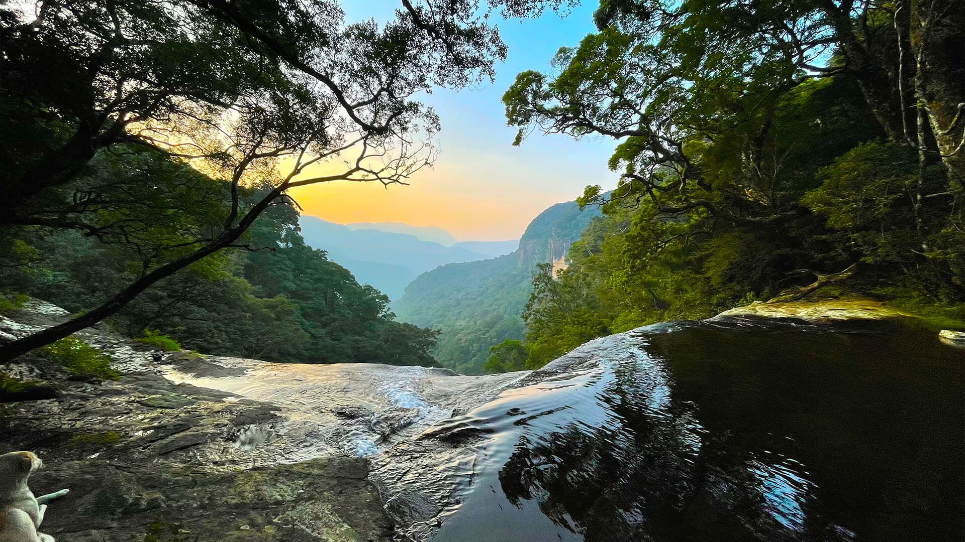 Duwili Ella waterfall in Knuckles